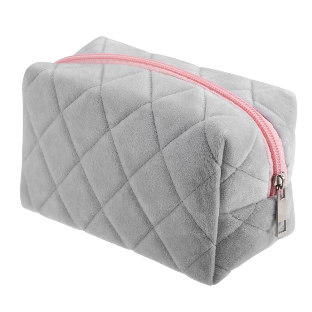 1Pcs Portable Travel Cloth Makeup Organizer Cosmetics Storage Bag Gray